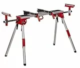 Originale Einhell MSS 1610 Banchetto universale estensibile per troncatrici (in alluminio, alt. 85 cm, lungh. Max 161 cm, max 100 kg, vano porta utensili, regolaz. piedini, rulli di scorrimento)