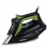 Rowenta DW6330D1 Eco Intelligence Ferro a Vapore, Distribuzione Ottimale del Vapore, 2500 W di Potenza, Tempo di Riscaldmento Rapido, 1 l, Nero/Verde