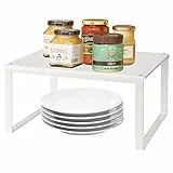 VINILITE Ripiani Portaoggetti Impilabili da Cucina Salvaspazio Organizer Mensole Porta Piatti e Stoviglie Divisorio