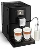 Krups Intuition Preference Macchina per caffè a chicchi di caffè, Macinatore a chicini, Caffettiera espresso, Cappuccino, Espresso, Schermo tattile a colori, 11 ricette preregistrate EA873810