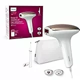 Philips Lumea IPL serie 7000 - Dispositivo di Epilazione a Luce Pulsata con Rifinitore a Penna Satin Compact, 2 Accessori per Viso e Corpo, Utilizzo con Filo (Modello BRI921/00)