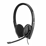 Sennheiser PC 8.2 CHAT, auricolare cablato per giochi casuali, e-learning e musica, microfono con cancellazione del rumore, controllo delle chiamate, elevato comfort - connettività USB-A