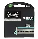 Wilkinson Sword Quattro - Cartucce di ricambio per lamette in titanio, 8 pezzi