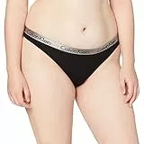 Calvin Klein Perizoma Donna Tanga, Nero (Black), M