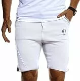 Leif Nelson Pantaloncini Uomo Pantaloni Sportivi Corti per Allenamento e Fitness LN-8329N Gris Antracita Small