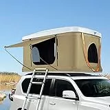 DOOKAA tenda da tetto auto Tenda per auto multiuso per SUV, camper, camion, tetto rigido supportato, resistente agli strappi e impermeabile, con scala, luce di emergenza(Color:4)