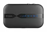 D-Link DWR-932 Pocket Hotspot 4G LTE via SIM, Wi-Fi N150 Mbps, SIM e Micro SD Card Slot, Porta Micro USB, Inclusa Batteria Ricaricabile da 2020 mAh, Nero/Antracite