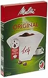 Melitta Original Filtri 1 x 4, Confezione da 40, Bianco