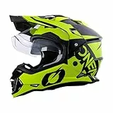 O'NEAL | Casco da moto | Enduro Motorcycle | Aperture di ventilazione per il massimo flusso d'aria e raffreddamento, calotta in ABS | Sierra Helmet R V.22 | Adulto | Neon Yellow Black | M