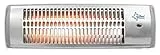SUNTEC Riscaldatori al quarzo Heat Ray 1500 [Per ambienti fino a 45 m³ (~19 m²)*, ideale anche come riscaldamento per fasciatoio, montaggio a parete, 2 livelli, 1200 W]