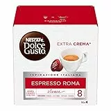 NESCAFÉ DOLCE GUSTO Espresso Roma Caffè, 6 Confezioni da 16 capsule (96 capsule)