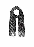 Sciarpa Liu Jo stola chain monogram allover 2F2055 T0300 nero