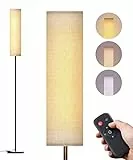 Homuserr Lampada da Terra Salotto, Piantana con Telecomando con 4 Temperature di Colore e Modalità Luce notturna, 12W Lampada da Terra LED per Soggiorno,Camera da Letto, Studio