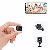 aobo Telecamera Nascosta 2023 4K HD Mini Telecamera Wifi Interno Videocamera Sorveglianza Senza Fili Microcamere Spia Batteria Lunga Durata Spy Cam Per Bambini/Casa/Auto
