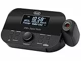 Trevi RC 85D8 DAB Radiosveglia Elettronica con Proiezione Orario e Ricevitore Digitale DAB/DAB+, Grande Display LED, Sveglie Programmabili, Funzione Snooze, Funzione Sleep