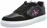 Calvin Klein Jeans Sneakers con Suola Preformata Donna Casual Irregular Lines W Scarpe, Nero (Black), 39 EU