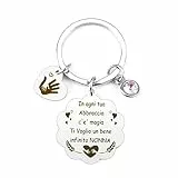 BOMEON Regalo Nonna Portachiavi donna Regali Compleanno donna Nonna Idee Regalo Regali Nonna Regalo per Nonna Compleanno Regali per Nonna Regali Nonna Compleanno Festa dei Nonni Idee Regalo Nonni