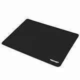 TECKNET Tappetino per Mouse, Impermeabile Gaming Mouse Pad XL (450x330x3mm) Tappetino Mouse da Gioco con Antiscivolo Base di Gomma, Superficie di Speciale Trattato Tessuto, Bordi Rinforzati