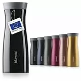 Blumtal Travel Mug Ermetica per Bevande Calde e Fredde, Tazza Termica Caffe da Viaggio, 380ml, Nero
