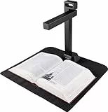 IRIScan Desk scanner per laptop e scanner a3 di documenti - v6pro: libro mastro, editor PDF gratuito scanner portatile scanner per libri, appiattimento AI, scansione automatica AI, 13MP/21MP, Win Mac