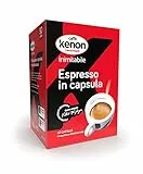 KENON CAFFE' ESPRESSO 50 CAPSULE COMPATIBILI NESPRESSO - Capsule da Caffè tostato e macinato in capsula da 5 gr confezionata singolarmente. confezionate singolarmente