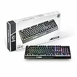 MSI VIGOR GK30 TECLADO USB QWERTZ ALEMÁN NEGRO