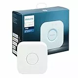 Philips Hue Bridge 2.0 Controllo Del Sistema Hue Lampada Portatile LED, Senza Fili 9 W, Bianco, 6 x 6 x 11 cm