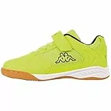Kappa 260765T-4011_39 Scarpe da calcio indoor Unisex - Bambini e ragazzi, Giallo (Yellow/Black), 39 EU