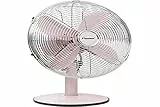 Bestron DFT35R Ventilatore da Tavolo Retro, 35 W, 240 V, Rosa