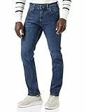 Wrangler Authentic Regular Jeans, Blu (Blue Dark Stone), 36W / 30L Uomo
