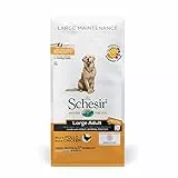 Schesir, Cibo Secco per Cani Adulti di Taglia Grande al Gusto Pollo, Linea Mantenimento in Crocchette - Formato Sacco da 12Kg