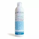 Virosac PetProMed - Shampoo Igienizzante ideale per eliminare i cattivi odori del manto del cane - 1 flacone da 250 ml con estratto di calendula