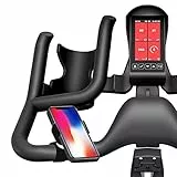 Damoaa Porta cellulare per ciclette universale valido per tutte le dimensioni di Smartphone porta cellulare x ciclette porta smartphone cyclette porta cellulare (Nero)