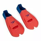 Speedo Unisex Adulto Biofuse TF Pinne da allenamento, Olivastro/Blu, 8-9