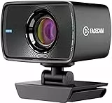 Elgato Facecam - Webcam Full HD 1080p60 per streaming live, gaming, videochiamate, sensore Sony, correzione avanzata della luce, controllo stile DSLR, funziona con OBS, Zoom, Teams e altro, per PC/Mac
