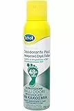 Scholl ExpertCare, Deodorante Piedi Spray con Tecnologia Attiva sul Controllo degli Odori, Elimina e Protegge dai Cattivi Odori per 48h, Sensazione di Freschezza a Lungo, Flacone da 150 ml