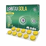 Fidia Farmaceutici LONTAX GOLA CARAMELLE | Supporto contro le infezioni del tratto respiratorio superiore | Aroma di miele, limone e menta | Adatto ad adulti e bambini | Confezione da 24 caramelle