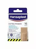 Hansaplast Cerotti EXTRA POWER, Cerotti impermeabili con elevato potere adesivo, Cerotti traspiranti, flessibili e resistenti, 1 confezione da 16 pezzi