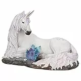 Nemesis Now B2832H7 - Statuina in resina bianca, 19 cm
