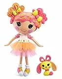 Lalaloopsy Bambola Sweetie Candy Ribbon 33cm con cagnolino, Bambola caramella, con vestito e scarpe intercambiabili rosa e gialli, Confezione riutilizzabile, Età: 3+ anni, Esclusivo Amazon