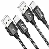 RAVIAD Cavo iPhone 2Pezzi 2M [Certificato MFi] Caricatore iPhone Carica Rapida Nylon Lungo Cavo Lightning per iPhone 14 13 12 11 Pro Max Mini XS X XR 8 8 Plus 7 7 Plus 6 6s Plus 5 5s SE 2020 - Nero