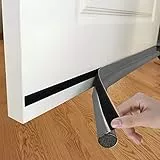 Thnkstaps 96cm Porta Guarnizione Inferiore Universale Guarnizione Paraspifferi Sottoporta Paraspifferi Per Porta Autoadesiva Per Nastro Sigillante Antipolvere, Anti-rumore,Isolamento Termico