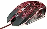 Trust GXT 105 Mouse da Gioco con 6 Pulsanti, Nero