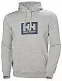 Helly Hansen Tokyo, Felpa con Cappuccio Uomo, S, Grigio (Grey Melange)