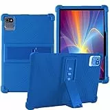 YHFZR Cover per MB1001 Tablet 10.1, Silicone Cover con Supporto per Bambini per Moderness MB1001/Okaysea 10.1,for HAPPYBE/ANYLAKE/Freeski OLEXEX Bestski/Velorim/CZZ/ZZB 10 Pollici Tablet, Blu Scuro