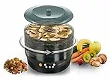 MACOM Just Kitchen 826 Roto Dry Plus Essiccatore per Alimenti Rotante, 500 watt, Nero