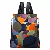 Wishliker Zainetto Donna Antifurto Colore Borsa Tracolla Viaggio