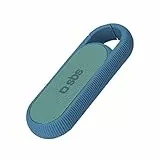 SBS Speaker wireless compatto da 2W, batteria da 300 mAh e gancio per cintura, cavo USB per ricarica incluso, colore blu
