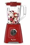 Moulinex Frullatore Blendforce, 600 W, 2 velocità+funzione Pulse, capacità totale 2 L, sistema Smart Lock, facile pulizia, raffreddamento ad aria, miscelazione continua in 3 minuti LM420510