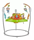 Fisher-Price - Centro Attività Amici della Foresta, seggiolino rotante per attività a 360° con tanti giochi, accessori e simpatici amici, luci, suoni e musica, giocattolo per bambini, 0+ anni, CHM91